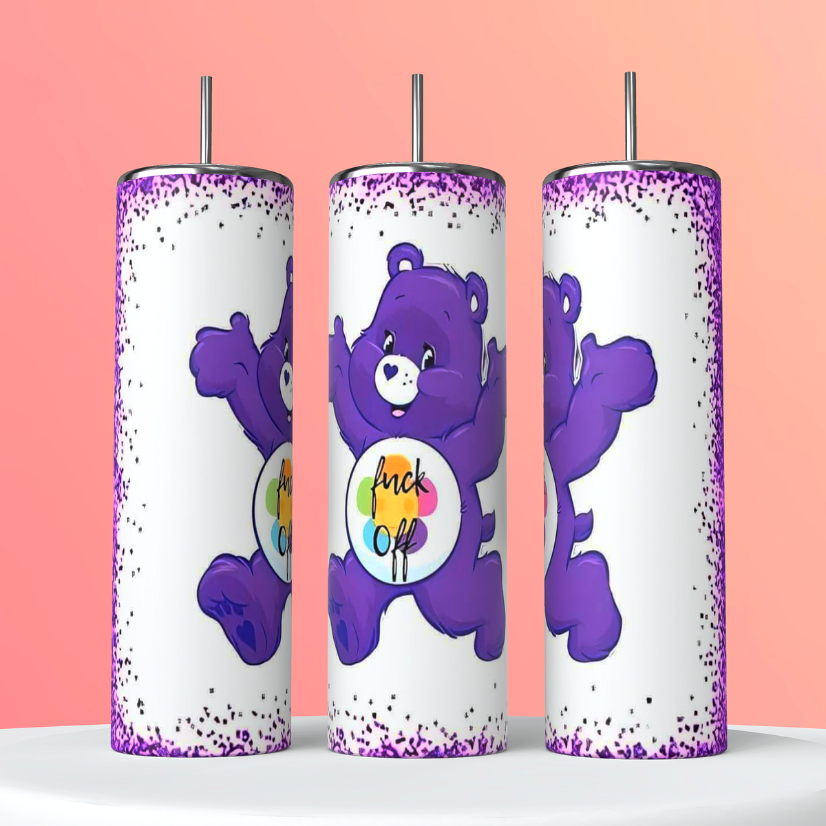The Care Bears™ Clouds 16 Oz Stainless Steel Can Tumbler