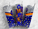 Cheer Cheerleader Tumbler 20oz Skinny Straight Tumbler drinkware-with straw -water bottle -coffee mug cup travel tumbler Stainless Steel