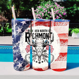 Rich Men North of Richmond Tumbler drinkware-with straw -water bottle -coffee mug cup travel tumbler Stainless Steel