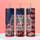 Try that in a small town Tumbler 20oz Skinny Straight Tumbler drinkware-with straw -water bottle -coffee mug cup travel tumbler Stainless Steel