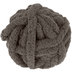 Chunky hand knitted Round Pillow soft chenille - Home decor - poufs