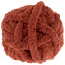 Chunky hand knitted Round Pillow soft chenille - Home decor - poufs