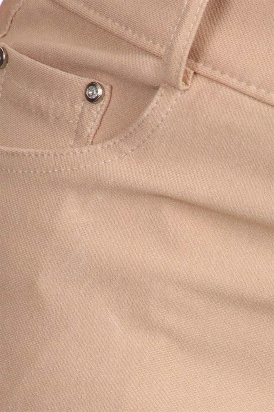 White Plus size Jean Capris  Jeggings - 5 Pockets White