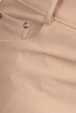 Camel color Plus size Jean Capris  Jeggings - 5 Pockets Tan