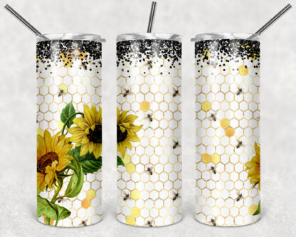 A Mother is Like A Flower 20oz Skinny Tumbler custom drinkware - with straw - Stainless Steel cup