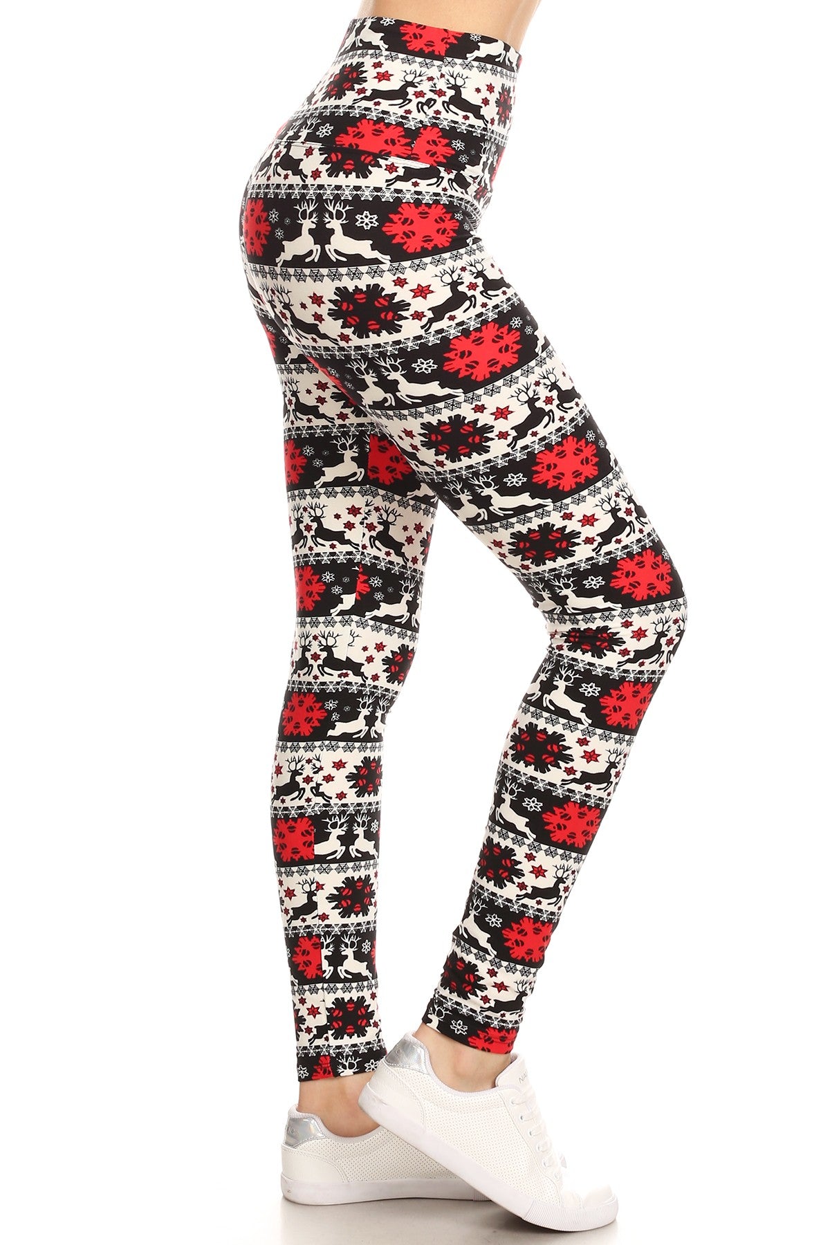 Christmas print ultra soft Leggings - reindeer