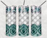 Be The Reason Someone Smiles Today Plush Lace 20 oz Skinny Tumbler custom drinkware- with straw - cup