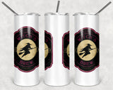 Witches Brew 20oz Skinny Tumbler custom drinkware - with straw - Stainless Steel cup- Halloween