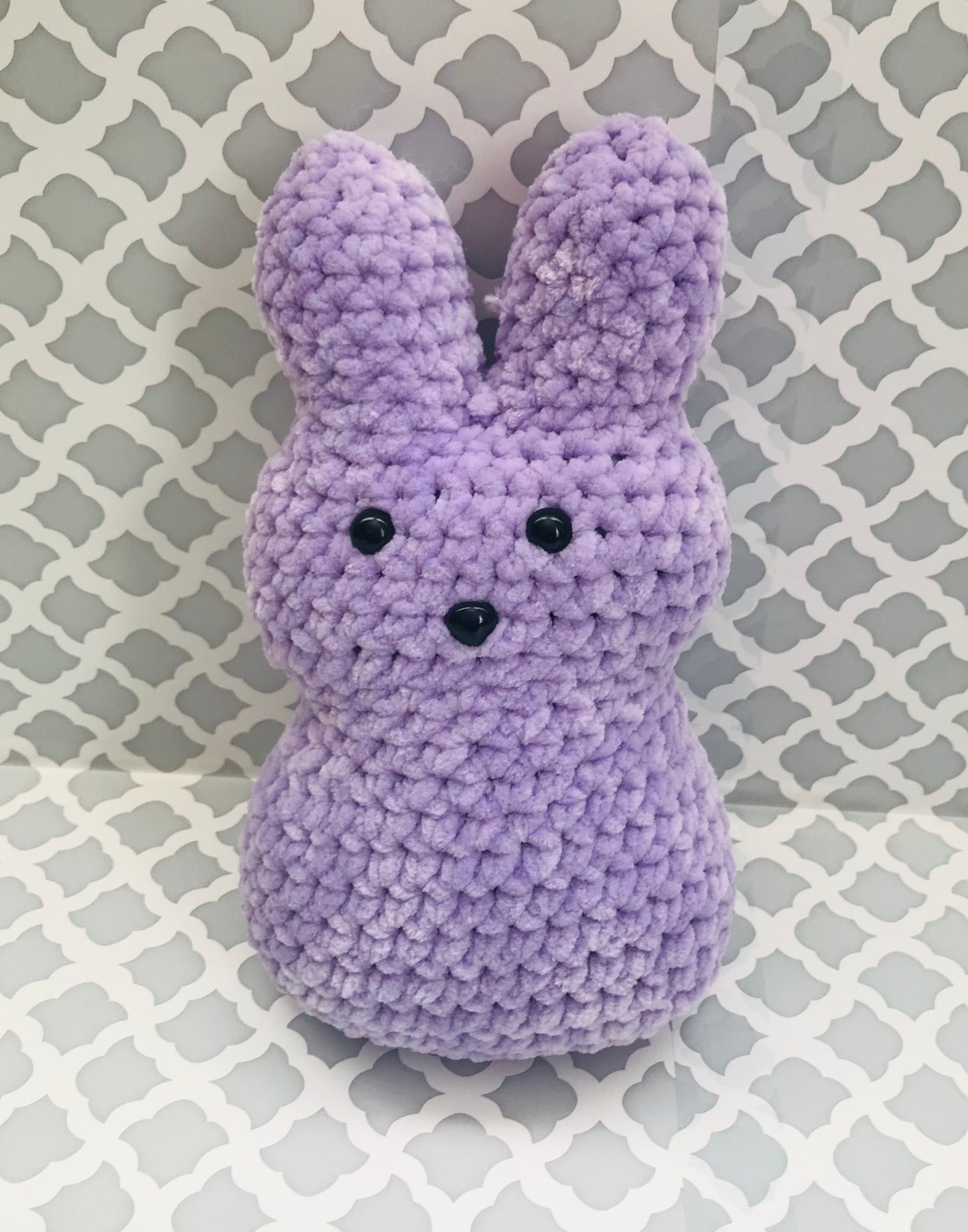 Peeps crochet plush Rabbit bunny rabbit - custom made - kids stuffed toy