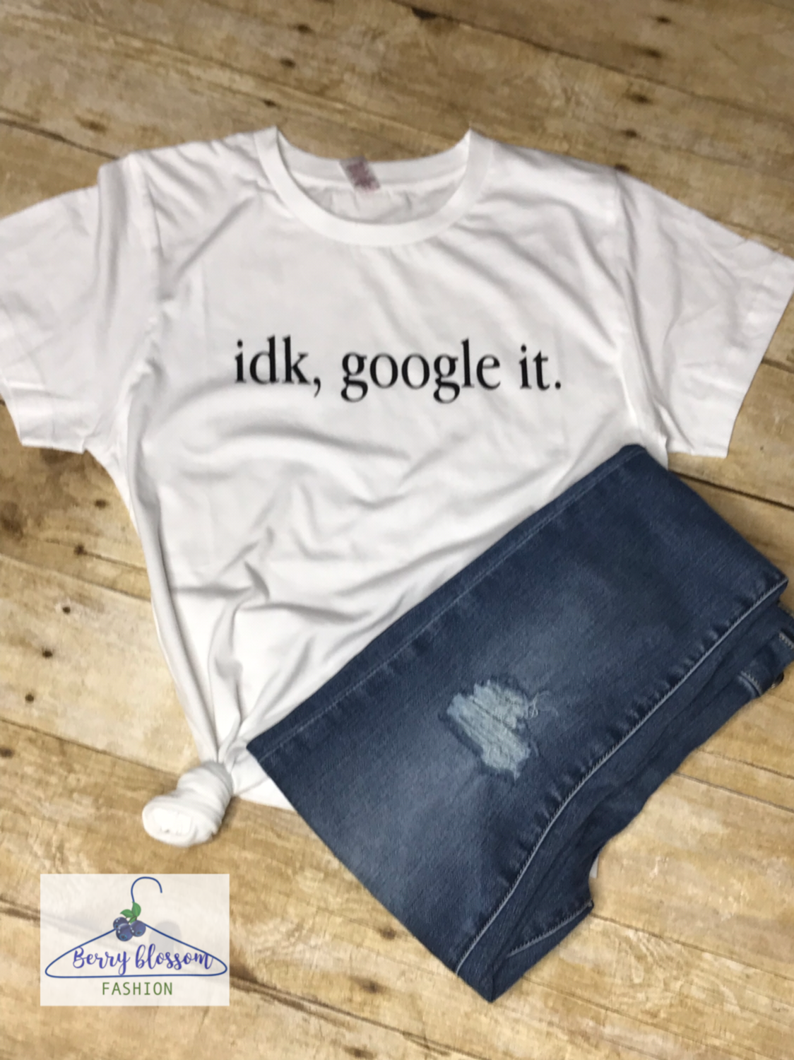 Ladies White Top “idk, google it.”