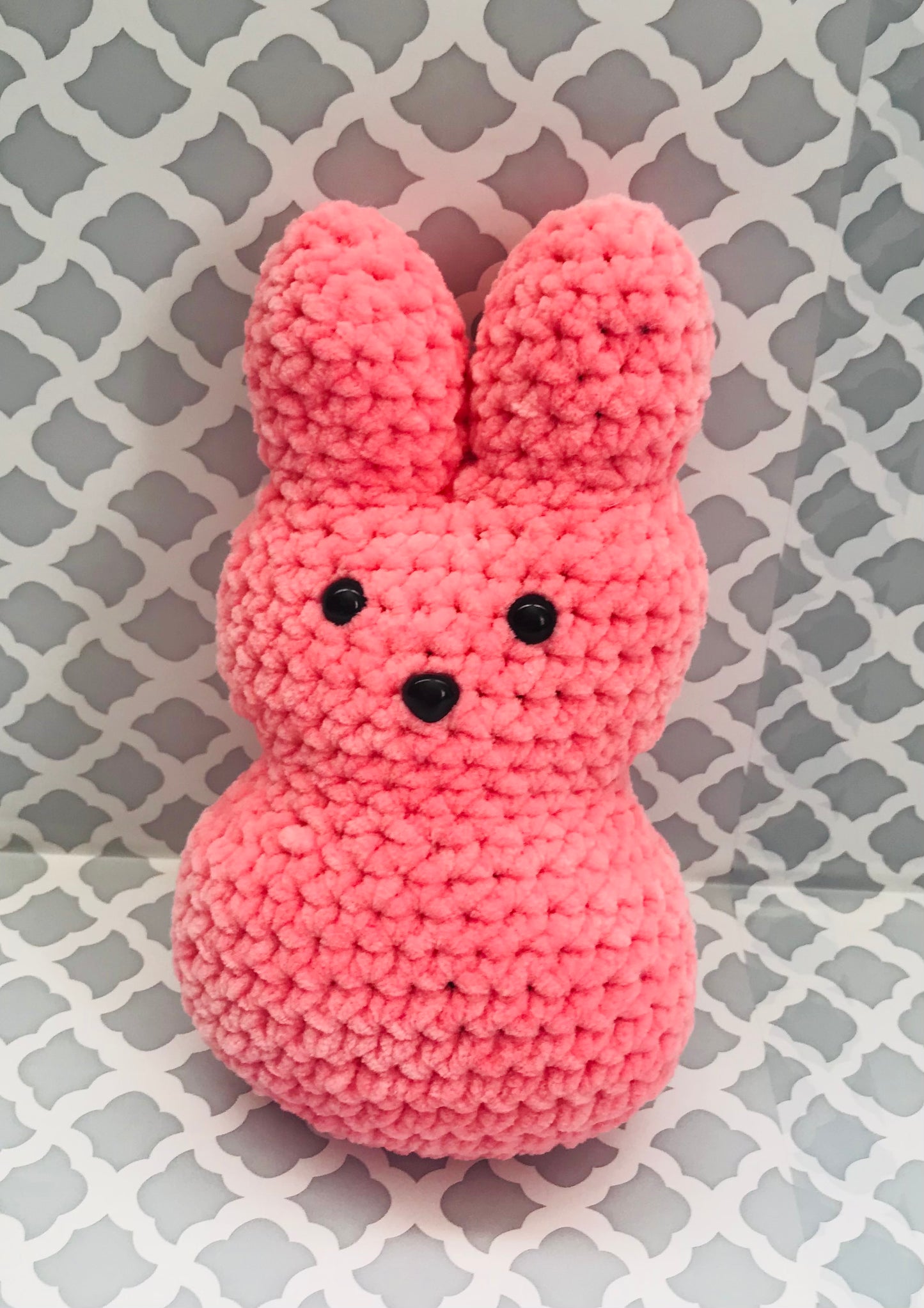 Peeps crochet plush Rabbit bunny rabbit - custom made - kids stuffed toy