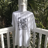 God’s Got This Tee ladies- shirt - top - white or grey t-shirt