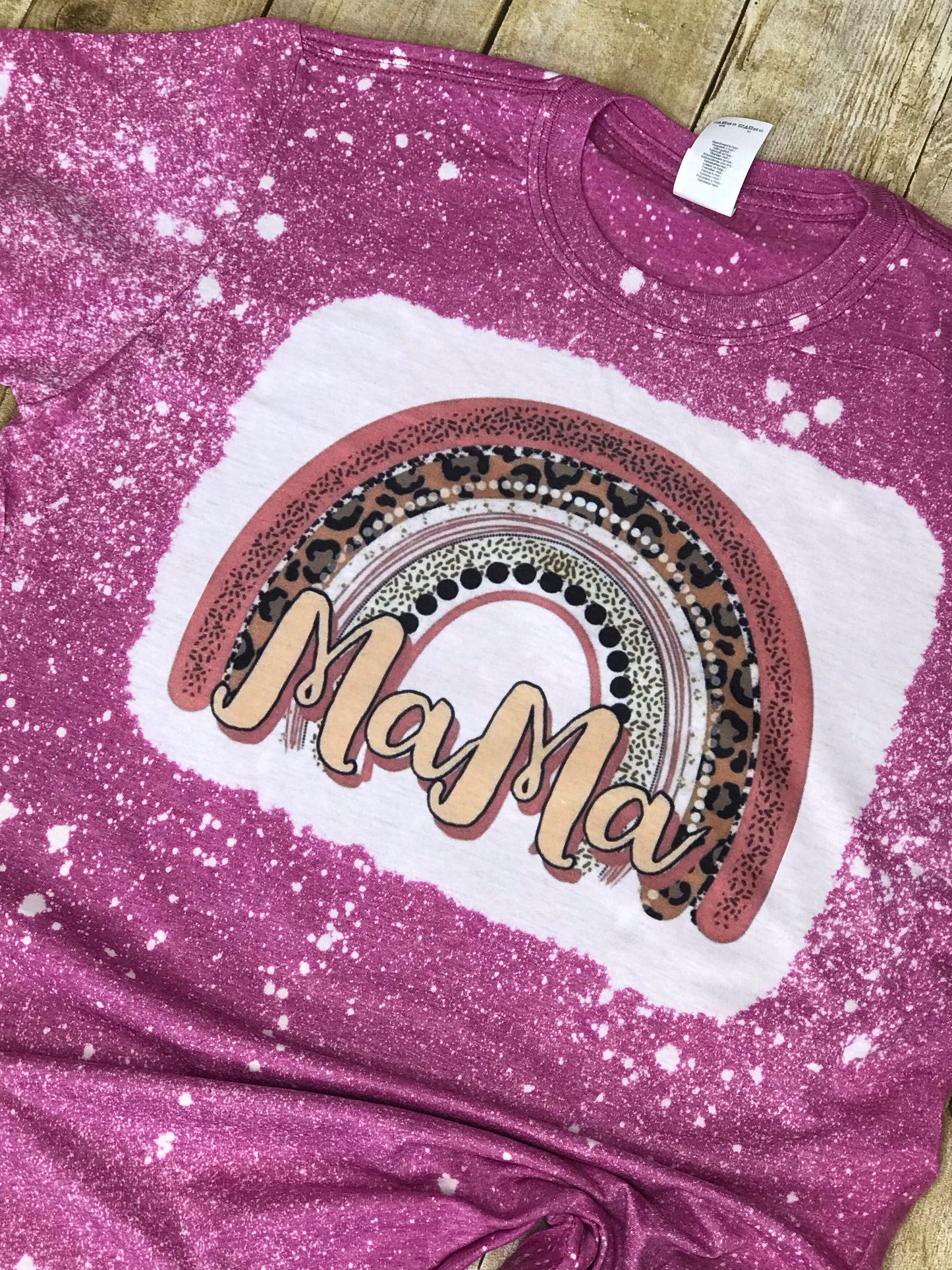 Mama Tee Shirt - Rainbow top - Ladies  t-shirt