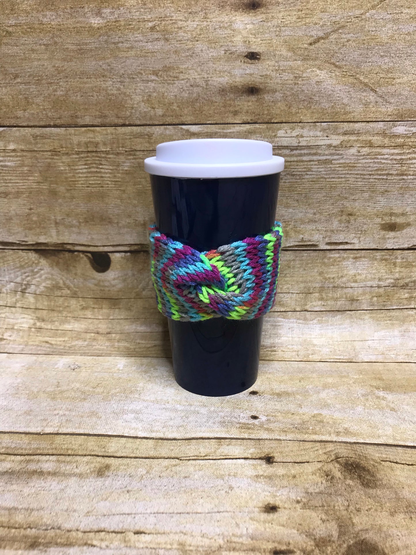 Cup Cozy Sleeves for Hot Coffee Cups handmade knitted