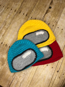 Among Us Beanie Hat - handmade crochet kids and adult - Multi colors