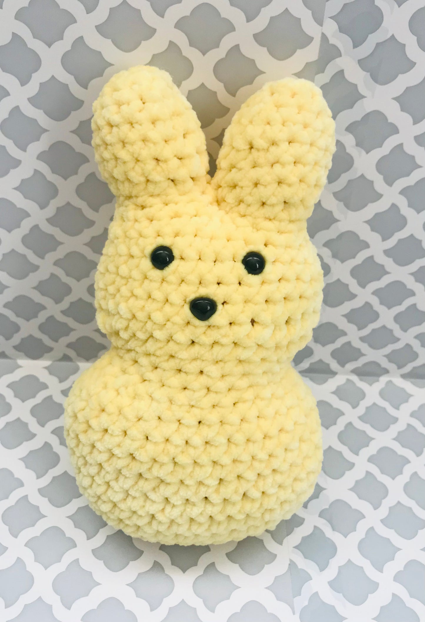 Peeps crochet plush Rabbit bunny rabbit - custom made - kids stuffed toy