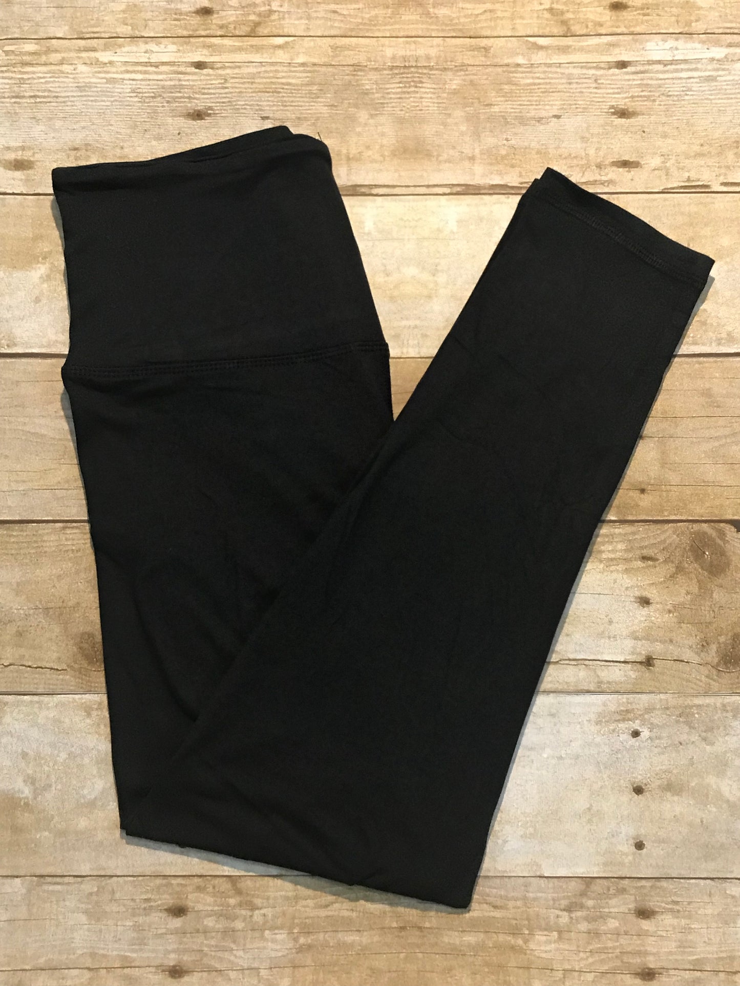 Black solid ultra soft Leggings