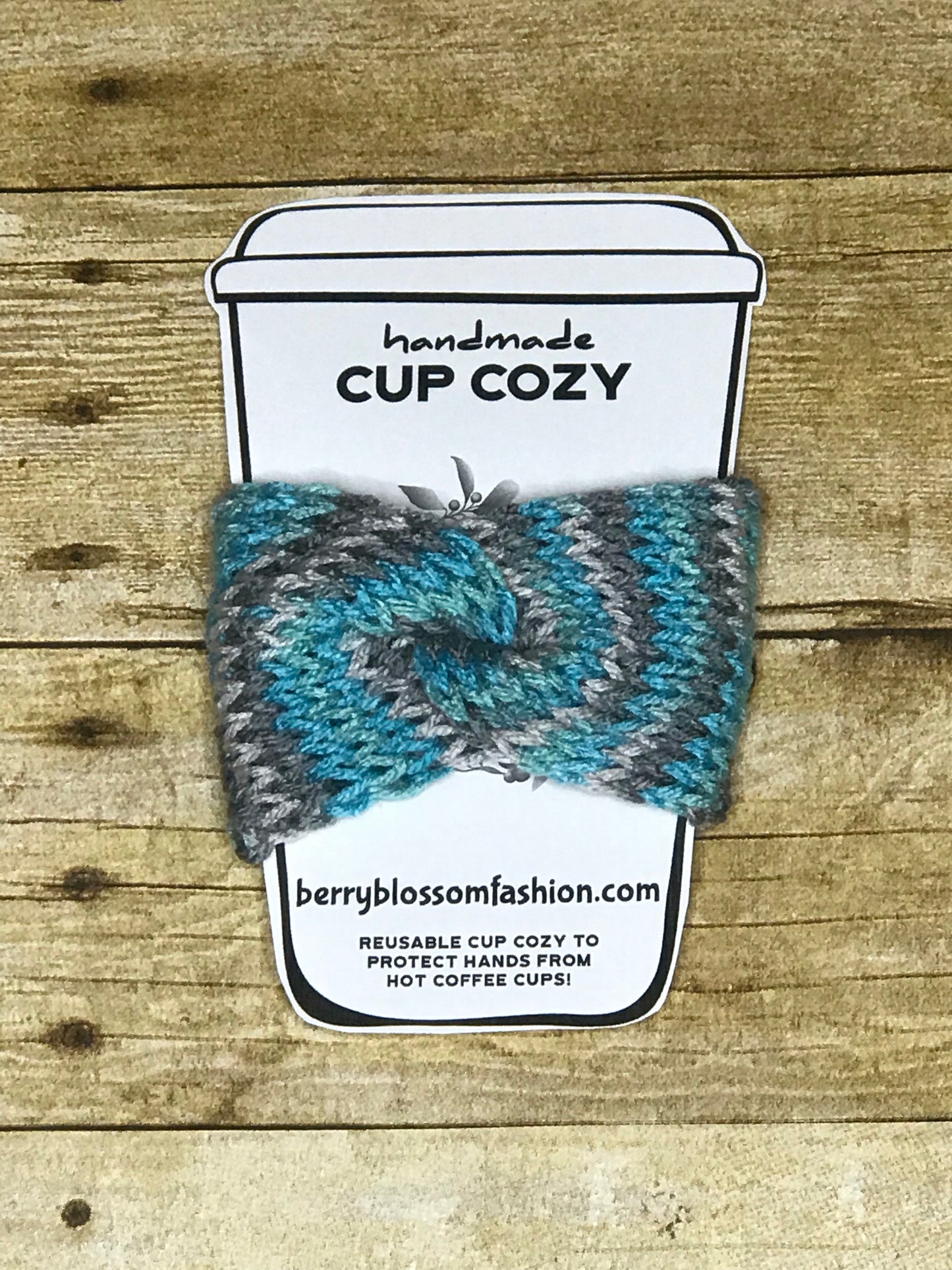 Cup Cozy Sleeves for Hot Coffee Cups handmade knitted