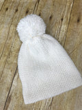 Newborn baby knitted beanie hat handmade